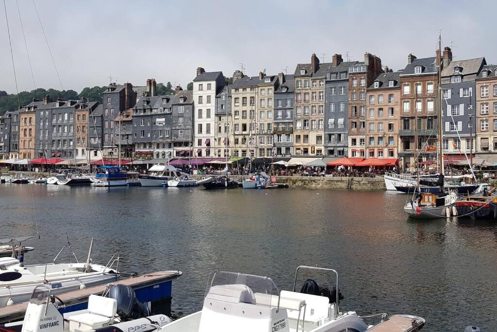 Jolie Maison Avec Jardin Honfleur Luaran gambar
